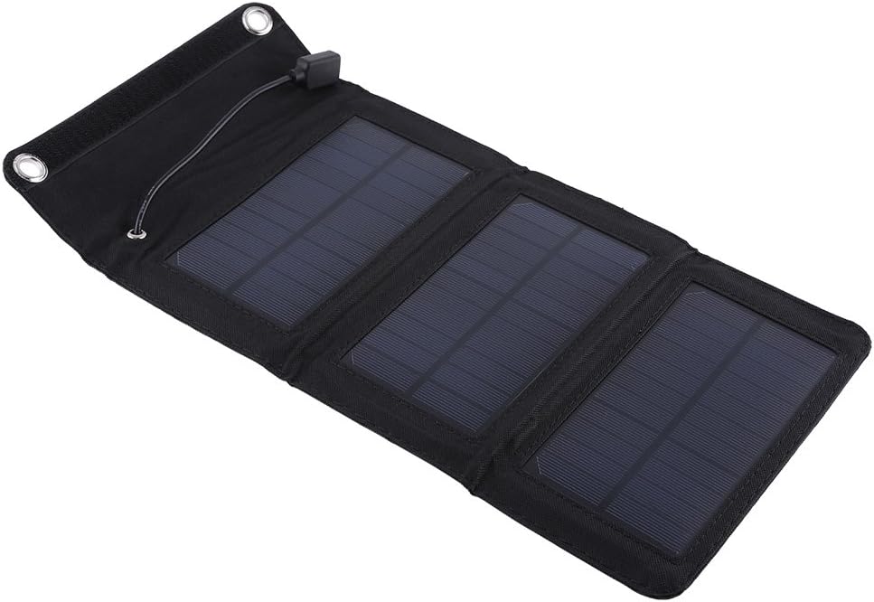 Premium solcelleanlæg med mange paneler - foldbar med USB-udgang