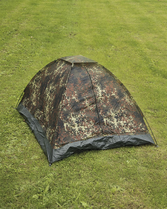 Ausverkauf:  2-Mann-Zelt "Iglu Standard" in Flecktarn