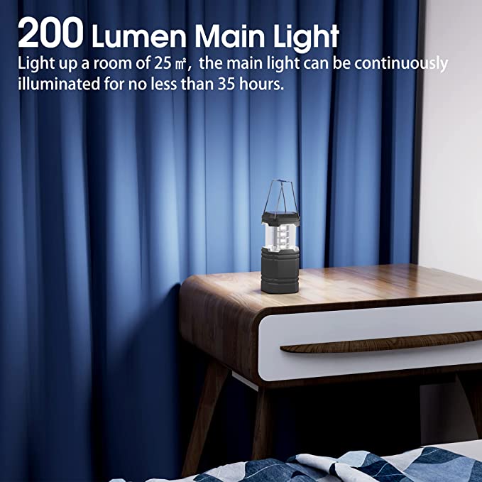 Zonne-camping handslingerlantaarn, draagbare ultraheldere LED-zaklamp met batterij