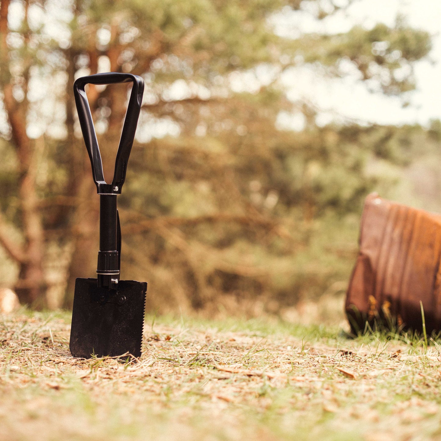 Bundeswehr folding spade with pickaxe - Bw spade shovel foldable