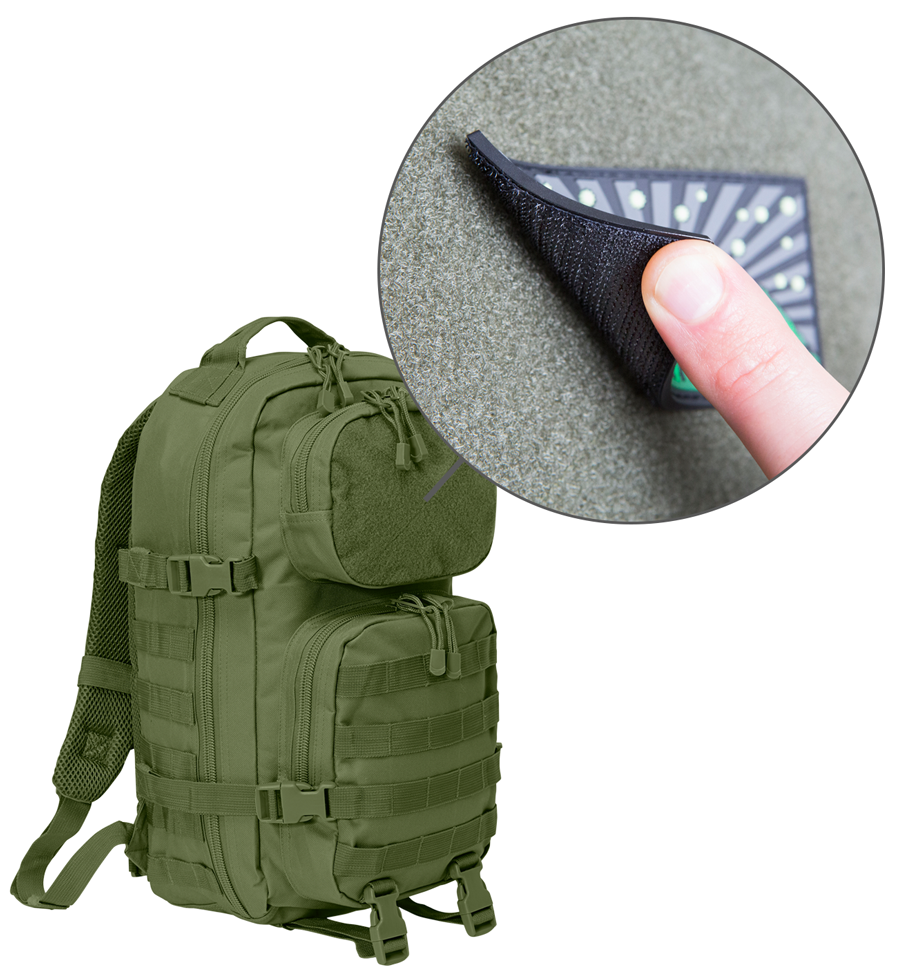 Rucksack Molle US Kampfrucksack Oliv Taktisch Cooper PATCH medium