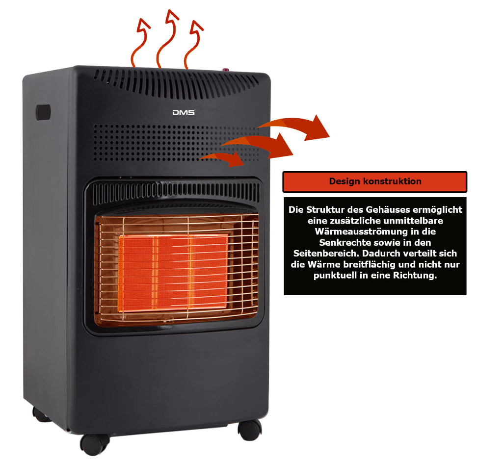 דוד גז - מחמם חירום עם 4200W - דוד גז - אספקת חירום/מחמם חירום - דוד גז