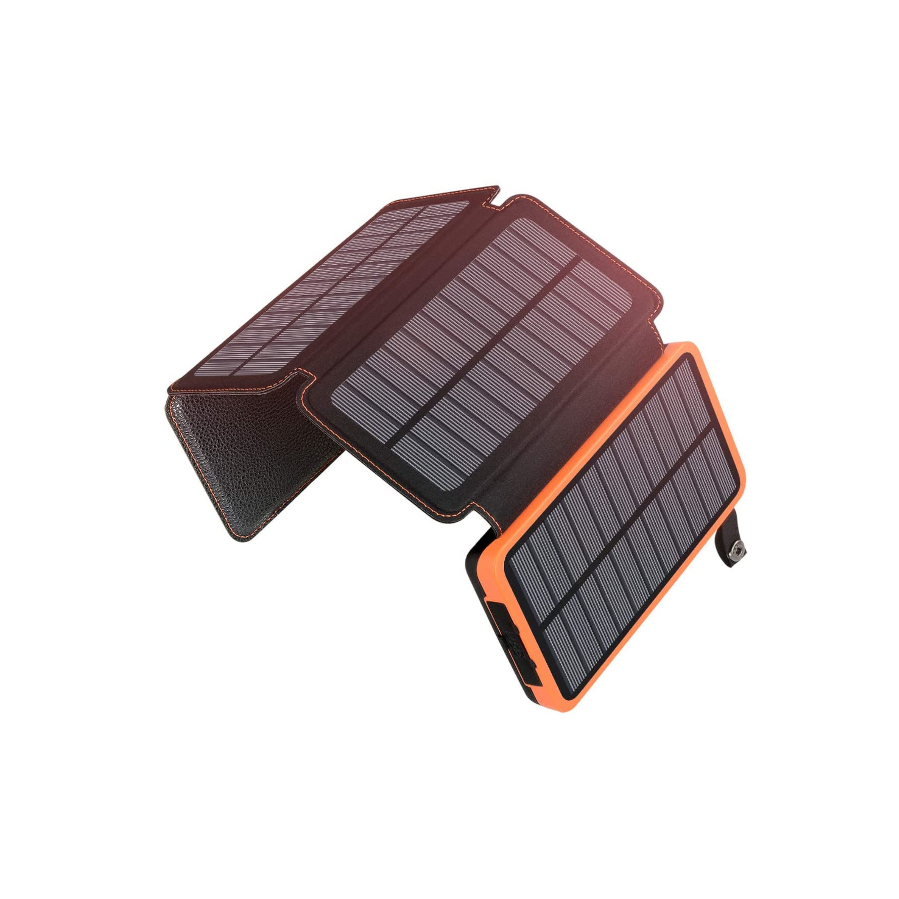 Doppelpack 2x Solar Powerbank Testsieger mit 26800mAh Notfallrucksack