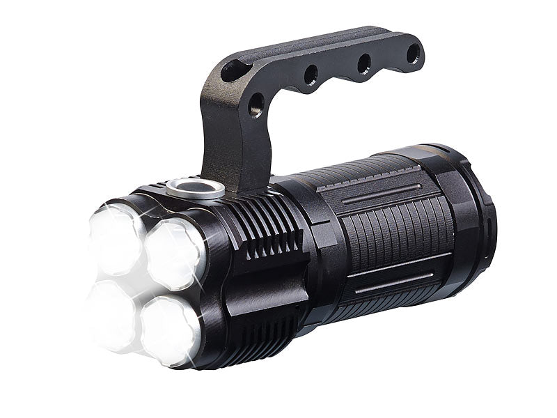 LED-taskulamppu/käsilamppu 2000 lumenia