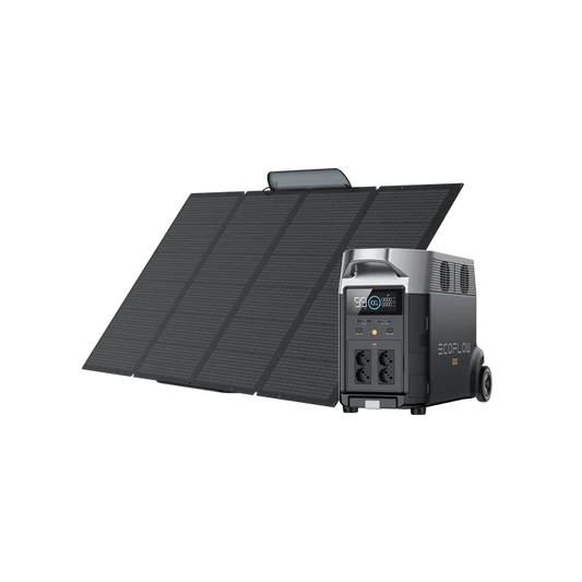 EcoFlow DELTA Pro + draagbaar zonnepaneel van 400 W