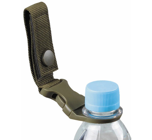 Ausverkauf: Flaschenhalter Molle Universal  MFH - Flaschenhalter - oliv - für Gürtel und "MOLLE"-System