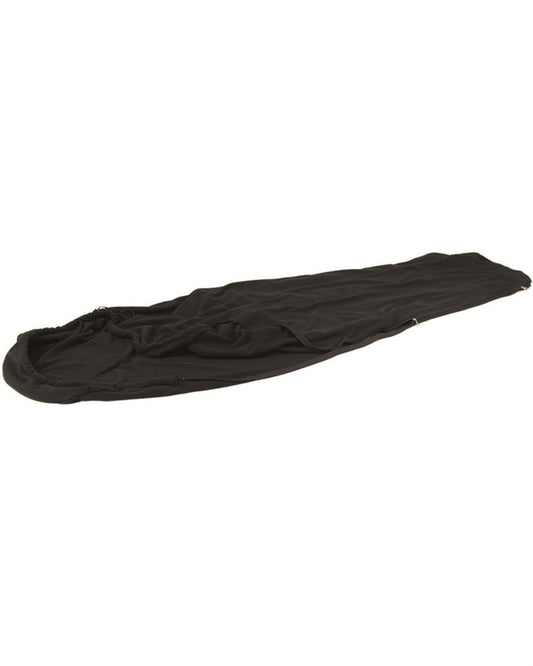 Schlafsack aus Fleece (200g) in Schwarz