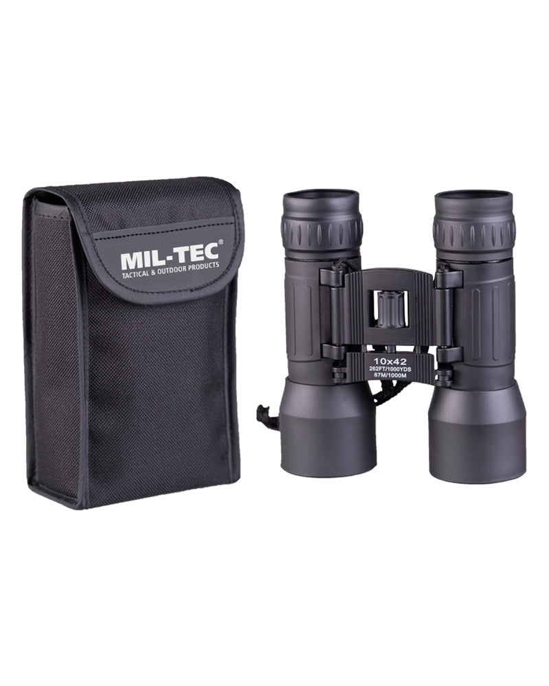 Binoculars Foldable 10X42 Black