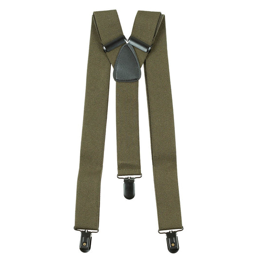 Suspenders, olive
