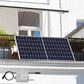 Balcony power plant Complete package for the balcony (with round rods), ready-to-connect photovoltaic system