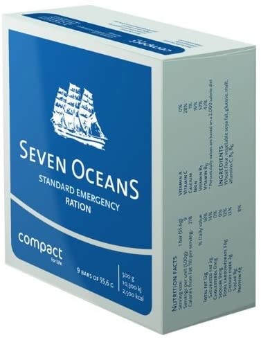 Emergency Food Seven Oceans ligner på BP-ER BPER Survival Food Pack 24 x 500 g