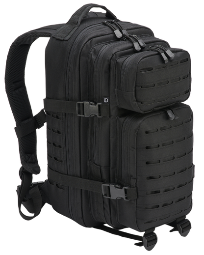 Backpack Molle US Combat Backpack Black Tactical Lasercut PATCH medium