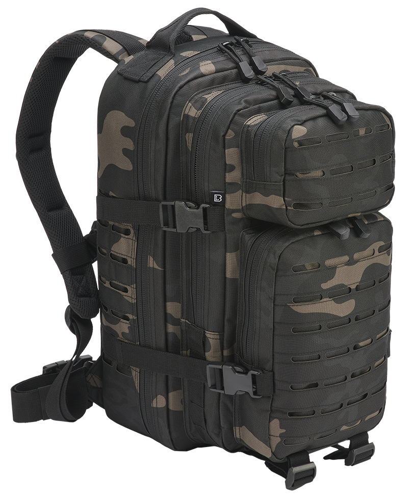 תרמיל Molle US Combat Backpack Dark Camo Tactical Lasercut PATCH בינוני