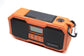 Orange ACE nödradio med DAB/DAB+, vevradio, solcellsdriven, powerbank och ficklampa med USB-C-anslutning