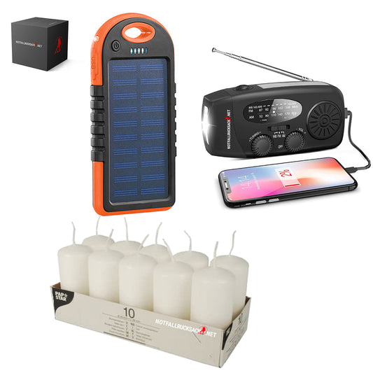 Stromausfall-Paket Basis Notfallstrom Kit