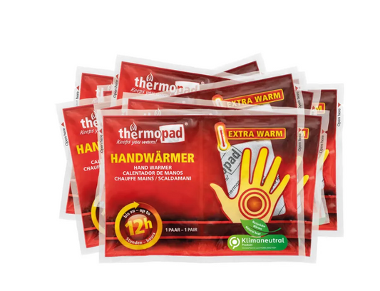 Hand warmer - heat pad/thermopad for single use - emergency heat