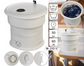 Faltbare Miniwaschmaschine - Campingwaschmaschine - Outdoor-WaschmaschineNotfallwaschmaschine - bis 1,5 kg - 50 W - Pulsator, Timer