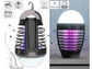 2 in 1 : Insektenvernichter und dimmbare Laterne - Insektenschutz - Licht/Lampe/Laterne - Akku/USB-Anschluss - Notlicht - Insektenlampe - Campinglicht - elektrisch - Notschutz