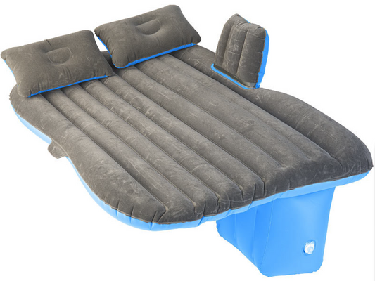 מזרון למושב אחורי לרכב עם תמיכה לכרית ולרווחת הרגליים / ספה חיצונית - מיטת אוויר מתנפחת - מזרון חירום - מקום שינה למקרה חירום - לינה - מזרון לרכב -