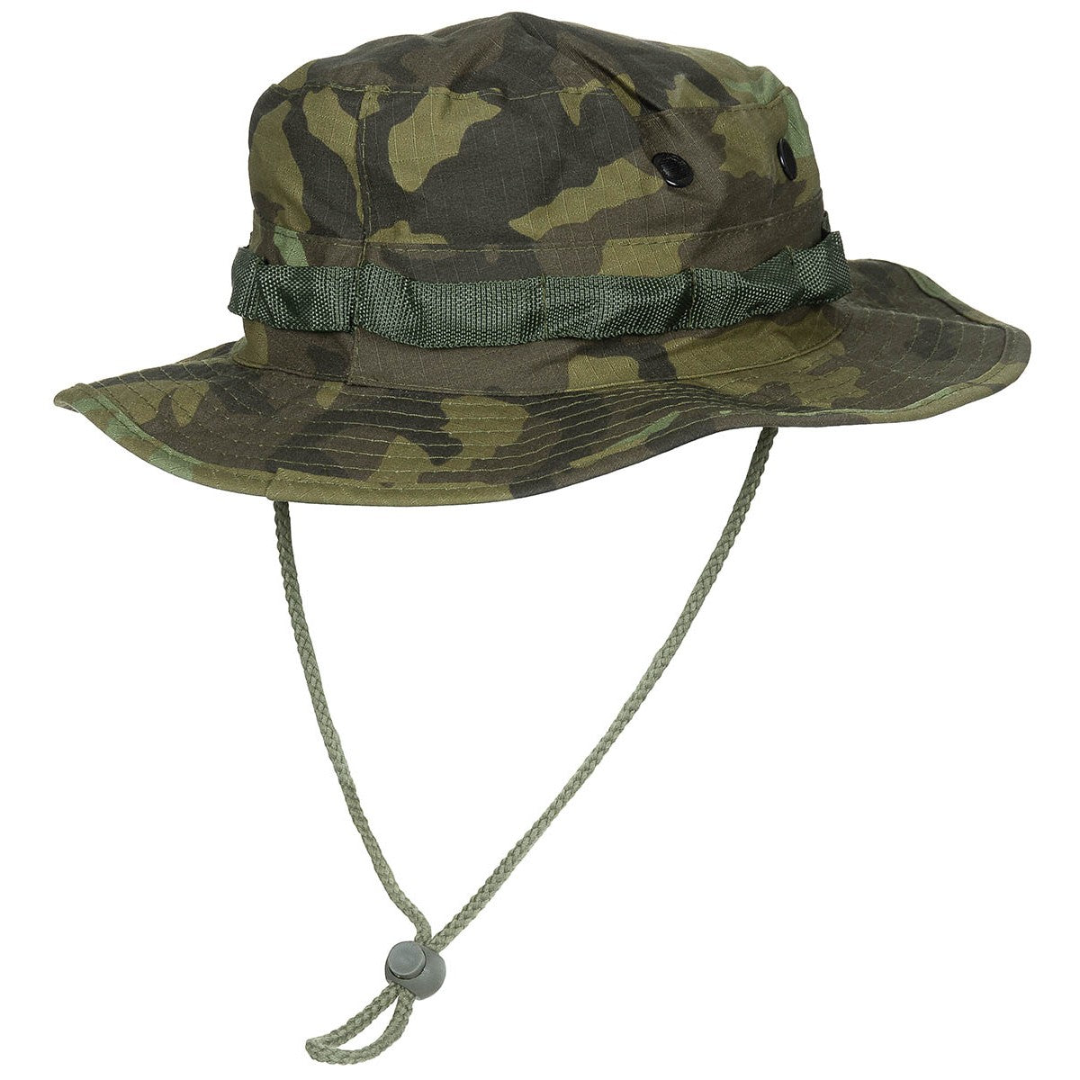 Tactical Boonie - Bush Hat, Chin Strap Jungle Camo