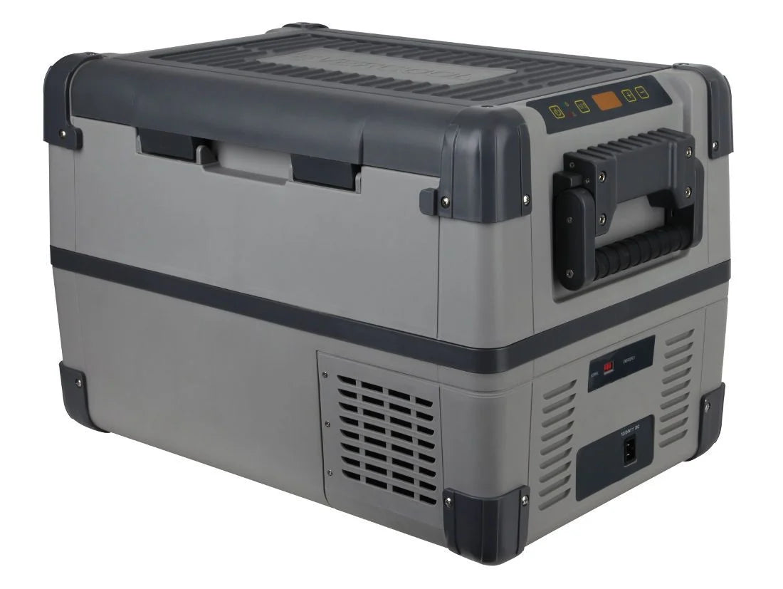 Kompressor-Kühlbox 28 Liter bis -22°C, 12/24 Volt 120WP Solar-Bundle