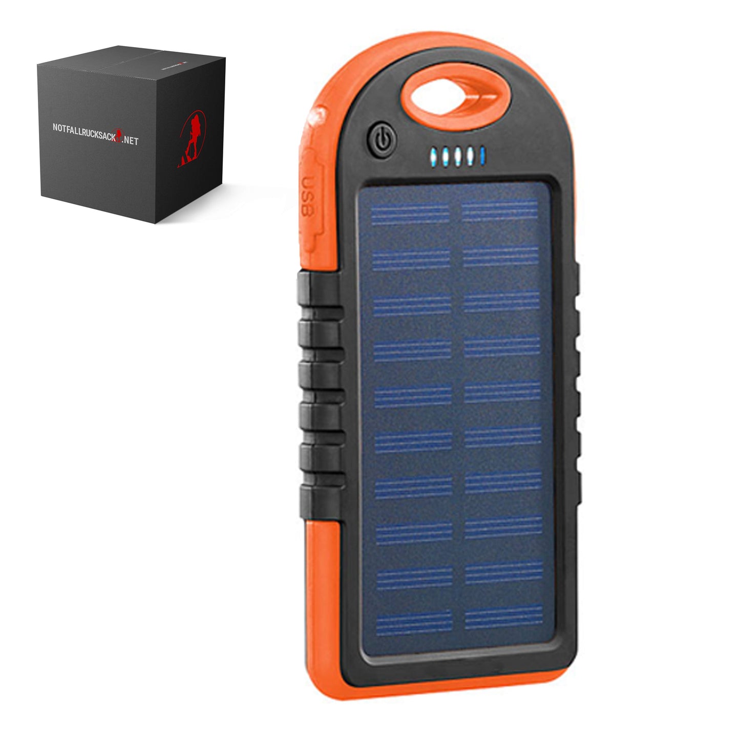 Solar Powerbank Premium (B-Ware) - Überall deine Geräte laden - Testsieger