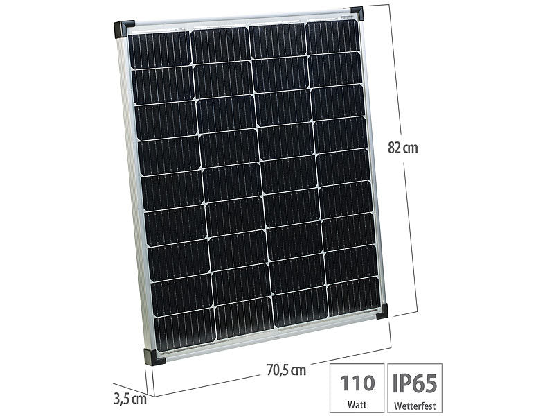 Powerstation mit 110 Watt Solarpanel